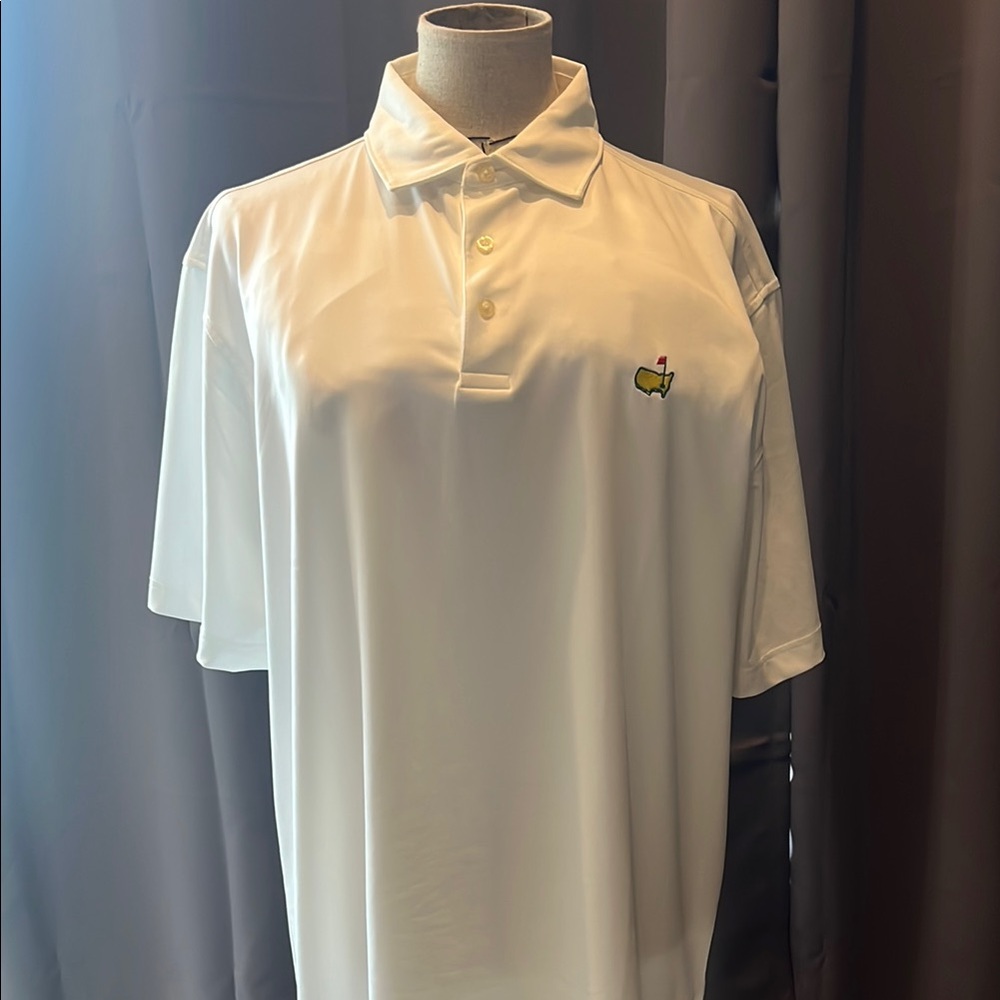 White Polo Shirt - Masters Logo